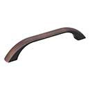 Jeffrey Alexander [4128DBAC] Die Cast Zinc Cabinet Pull Handle - Sonoma Series - Oversized - Brushed Oil Rubbed Bronze Finish - 128mm C/C - 6 5/16&quot; L