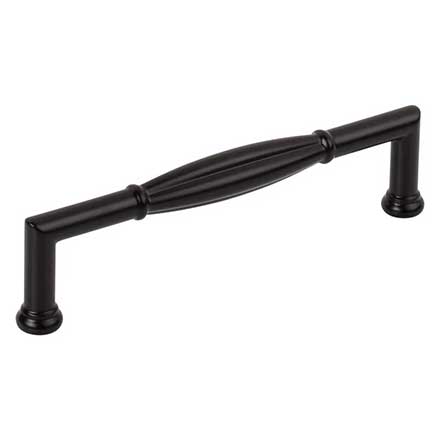 Jeffrey Alexander [686-128MB] Die Cast Zinc Cabinet Pull Handle - Oversized - Southerland Series - Matte Black Finish - 128mm C/C - 5 3/8&quot; L