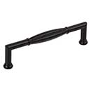 Jeffrey Alexander [686-128MB] Die Cast Zinc Cabinet Pull Handle - Oversized - Southerland Series - Matte Black Finish - 128mm C/C - 5 3/8" L