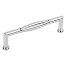 Jeffrey Alexander [686-128PC] Die Cast Zinc Cabinet Pull Handle - Oversized - Southerland Series - Polished Chrome Finish - 128mm C/C - 5 3/8&quot; L