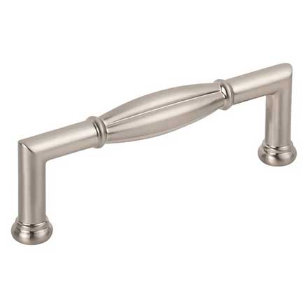 Jeffrey Alexander [686-96SN] Die Cast Zinc Cabinet Pull Handle - Standard Sized - Southerland Series - Satin Nickel Finish - 96mm C/C - 4 1/8&quot; L