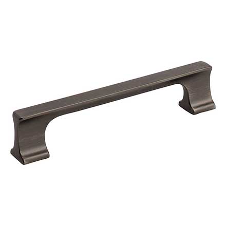 Jeffrey Alexander [752-128BNBDL] Die Cast Zinc Cabinet Pull Handle - Oversized - Sullivan Series - Brushed Pewter Finish - 128mm C/C - 5 13/16&quot; L