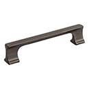 Jeffrey Alexander [752-128BNBDL] Die Cast Zinc Cabinet Pull Handle - Oversized - Sullivan Series - Brushed Pewter Finish - 128mm C/C - 5 13/16&quot; L