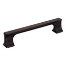Jeffrey Alexander [752-128DBAC] Die Cast Zinc Cabinet Pull Handle - Oversized - Sullivan Series - Brushed Oil Rubbed Bronze Finish - 128mm C/C - 5 13/16&quot; L