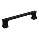 Jeffrey Alexander [752-128MB] Die Cast Zinc Cabinet Pull Handle - Oversized - Sullivan Series - Matte Black Finish - 128mm C/C - 5 13/16&quot; L