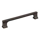 Jeffrey Alexander [752-160BNBDL] Die Cast Zinc Cabinet Pull Handle - Oversized - Sullivan Series - Brushed Pewter Finish - 160mm C/C - 7 1/16&quot; L
