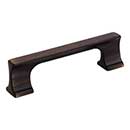 Jeffrey Alexander [752-96DBAC] Die Cast Zinc Cabinet Pull Handle - Standard Sized - Sullivan Series - Brushed Oil Rubbed Bronze Finish - 96mm C/C - 4 1/2&quot; L