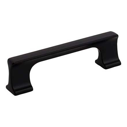 Jeffrey Alexander [752-96MB] Die Cast Zinc Cabinet Pull Handle - Standard Sized - Sullivan Series - Matte Black Finish - 96mm C/C - 4 1/2&quot; L