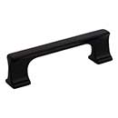 Jeffrey Alexander [752-96MB] Die Cast Zinc Cabinet Pull Handle - Standard Sized - Sullivan Series - Matte Black Finish - 96mm C/C - 4 1/2&quot; L