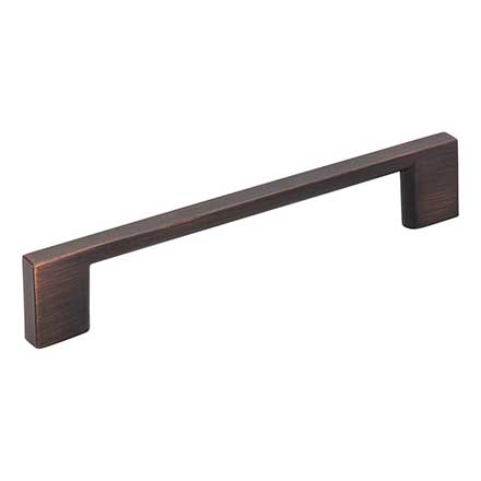 Jeffrey Alexander [635-128DBAC] Die Cast Zinc Cabinet Pull Handle - Oversized - Sutton Series - Brushed Oil Rubbed Bronze Finish - 128mm C/C - 5 7/8&quot; L