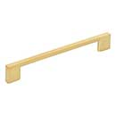 Jeffrey Alexander [635-160BG] Die Cast Zinc Cabinet Pull Handle - Oversized - Sutton Series - Brushed Gold Finish - 160mm C/C - 7 1/2&quot; L