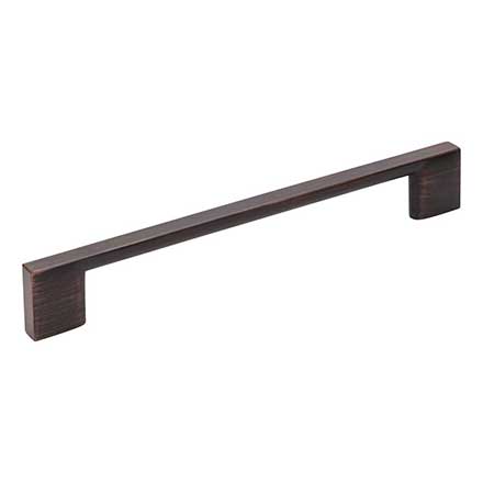 Jeffrey Alexander [635-160DBAC] Die Cast Zinc Cabinet Pull Handle - Oversized - Sutton Series - Brushed Oil Rubbed Bronze Finish - 160mm C/C - 7 1/2&quot; L