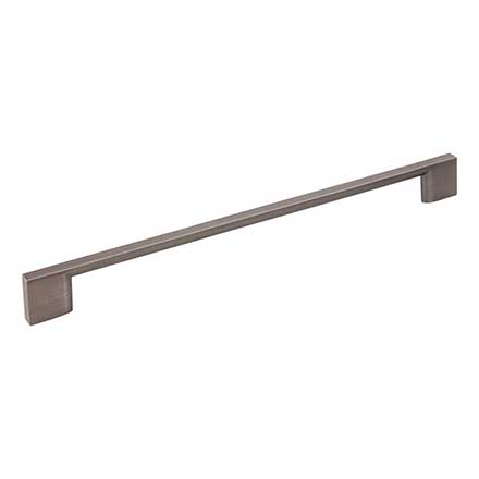 Jeffrey Alexander [635-256BNBDL] Die Cast Zinc Cabinet Pull Handle - Oversized - Sutton Series - Brushed Pewter Finish - 256mm C/C - 11 7/16&quot; L