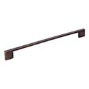 Jeffrey Alexander [635-256DBAC] Die Cast Zinc Cabinet Pull Handle - Oversized - Sutton Series - Brushed Oil Rubbed Bronze Finish - 256mm C/C - 11 7/16&quot; L