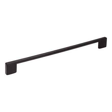 Jeffrey Alexander [635-256MB] Die Cast Zinc Cabinet Pull Handle - Oversized - Sutton Series - Matte Black Finish - 256mm C/C - 11 7/16&quot; L
