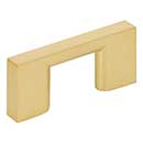 Jeffrey Alexander [635-32BG] Die Cast Zinc Cabinet Pull Handle - Small - Sutton Series - Brushed Gold Finish - 32mm C/C - 2 1/4&quot; L