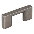 Jeffrey Alexander [635-32BNBDL] Die Cast Zinc Cabinet Pull Handle - Small - Sutton Series - Brushed Pewter Finish - 32mm C/C - 2 1/4&quot; L