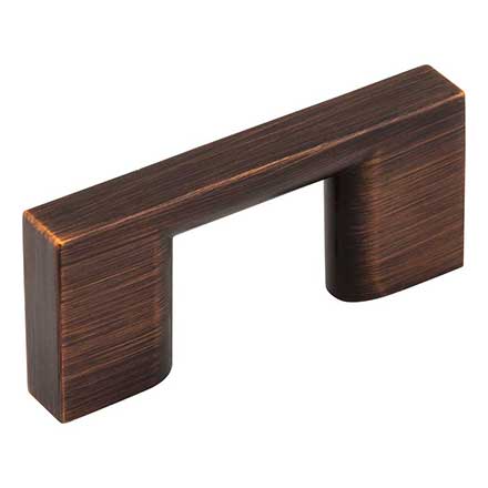 Jeffrey Alexander [635-32DBAC] Die Cast Zinc Cabinet Pull Handle - Small - Sutton Series - Brushed Oil Rubbed Bronze Finish - 32mm C/C - 2 1/4" L
