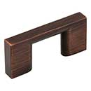 Jeffrey Alexander [635-32DBAC] Die Cast Zinc Cabinet Pull Handle - Small - Sutton Series - Brushed Oil Rubbed Bronze Finish - 32mm C/C - 2 1/4&quot; L