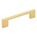 Jeffrey Alexander [635-96BG] Die Cast Zinc Cabinet Pull Handle - Standard Sized - Sutton Series - Brushed Gold Finish - 96mm C/C - 4 3/4&quot; L