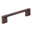 Jeffrey Alexander [635-96DBAC] Die Cast Zinc Cabinet Pull Handle - Standard Sized - Sutton Series - Brushed Oil Rubbed Bronze Finish - 96mm C/C - 4 3/4&quot; L