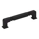 Jeffrey Alexander [602-128BLK] Die Cast Zinc Cabinet Pull Handle - Tahoe Series - Oversized - Black Finish - 128mm C/C - 5 13/16&quot; L