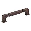 Jeffrey Alexander [602-128DMAC] Die Cast Zinc Cabinet Pull Handle - Tahoe Series - Oversized - Distressed Oil Rubbed Bronze Finish - 128mm C/C - 5 13/16&quot; L