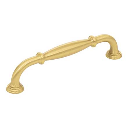 Jeffrey Alexander [658-128BG] Die Cast Zinc Cabinet Pull Handle - Oversized - Tiffany Series - Brushed Gold Finish - 128mm C/C - 5 13/16&quot; L