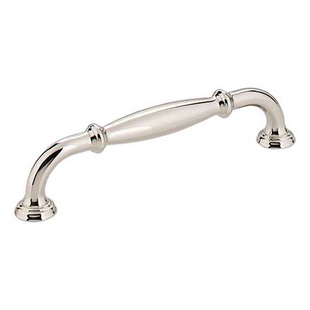 Jeffrey Alexander [658-128NI] Die Cast Zinc Cabinet Pull Handle - Oversized - Tiffany Series - Polished Nickel Finish - 128mm C/C - 5 13/16" L