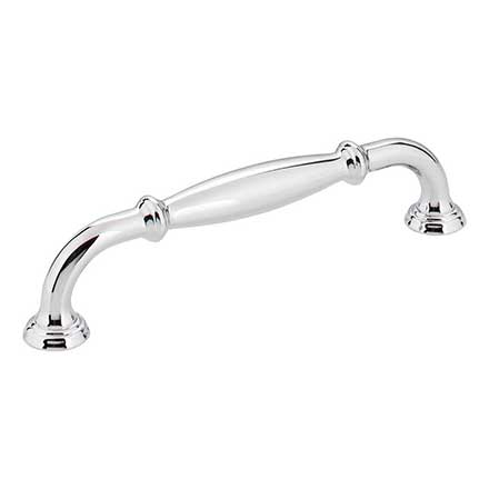 Jeffrey Alexander [658-128PC] Die Cast Zinc Cabinet Pull Handle - Oversized - Tiffany Series - Polished Chrome Finish - 128mm C/C - 5 13/16" L