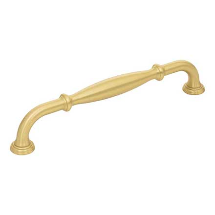 Jeffrey Alexander [658-160BG] Die Cast Zinc Cabinet Pull Handle - Oversized - Tiffany Series - Brushed Gold Finish - 160mm C/C - 7 1/16" L