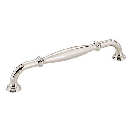 Jeffrey Alexander [658-160NI] Die Cast Zinc Cabinet Pull Handle - Oversized - Tiffany Series - Polished Nickel Finish - 160mm C/C - 7 1/16&quot; L