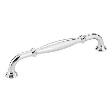 Jeffrey Alexander [658-160PC] Die Cast Zinc Cabinet Pull Handle - Oversized - Tiffany Series - Polished Chrome Finish - 160mm C/C - 7 1/16&quot; L