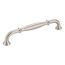Jeffrey Alexander [658-160SN] Die Cast Zinc Cabinet Pull Handle - Oversized - Tiffany Series - Satin Nickel Finish - 160mm C/C - 7 1/16&quot; L