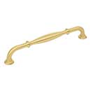Jeffrey Alexander [658-192BG] Die Cast Zinc Cabinet Pull Handle - Oversized - Tiffany Series - Brushed Gold Finish - 192mm C/C - 8 3/8&quot; L