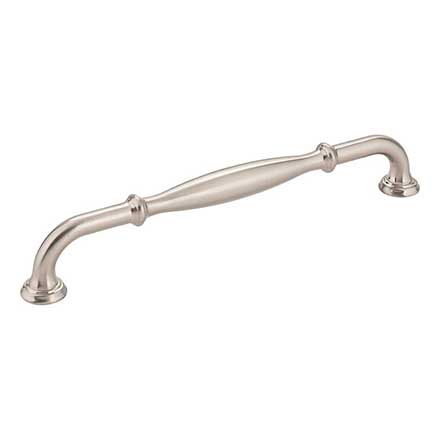 Jeffrey Alexander [658-192SN] Die Cast Zinc Cabinet Pull Handle - Oversized - Tiffany Series - Satin Nickel Finish - 192mm C/C - 8 3/8" L