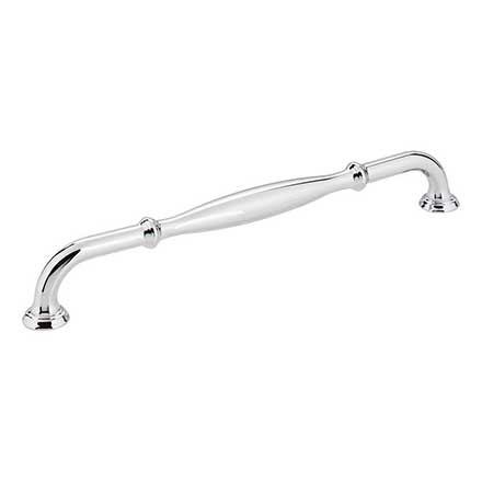 Jeffrey Alexander [658-224PC] Die Cast Zinc Cabinet Pull Handle - Oversized - Tiffany Series - Polished Chrome Finish - 224mm C/C - 9 7/8&quot; L