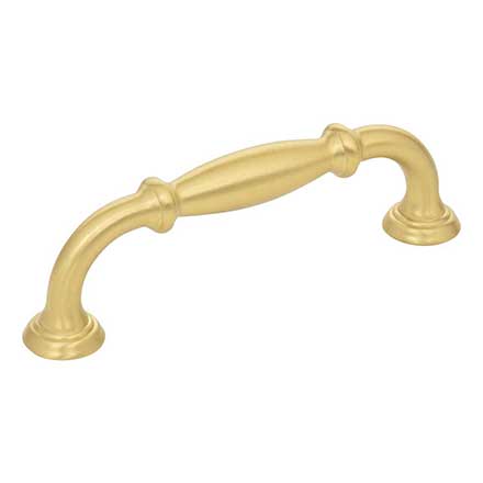 Jeffrey Alexander [658-96BG] Die Cast Zinc Cabinet Pull Handle - Standard Sized - Tiffany Series - Brushed Gold Finish - 96mm C/C - 4 1/2&quot; L