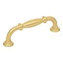 Jeffrey Alexander [658-96BG] Die Cast Zinc Cabinet Pull Handle - Standard Sized - Tiffany Series - Brushed Gold Finish - 96mm C/C - 4 1/2&quot; L