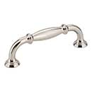Jeffrey Alexander [658-96NI] Die Cast Zinc Cabinet Pull Handle - Standard Sized - Tiffany Series - Polished Nickel Finish - 96mm C/C - 4 1/2&quot; L