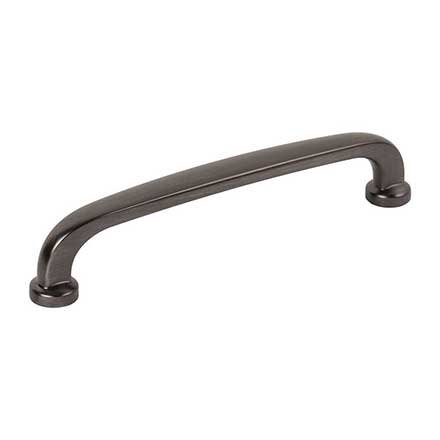 Jeffrey Alexander [410-128BNBDL] Die Cast Zinc Cabinet Pull Handle - Oversized - Weser Series - Brushed Pewter Finish - 128mm C/C - 5 5/8" L