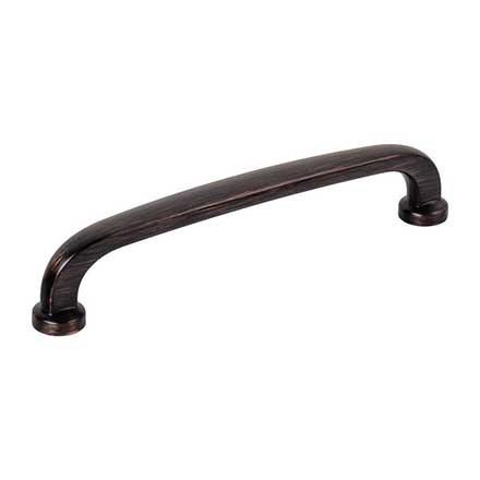 Jeffrey Alexander [410-128DBAC] Die Cast Zinc Cabinet Pull Handle - Oversized - Weser Series - Brushed Oil Rubbed Bronze Finish - 128mm C/C - 5 5/8" L