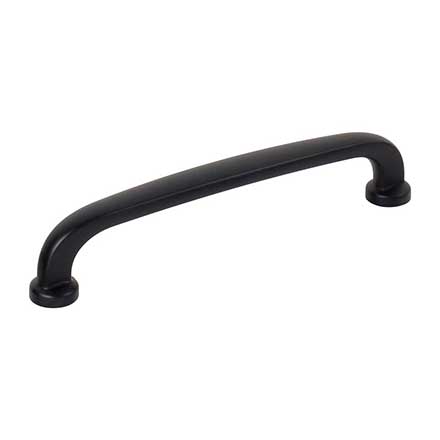 Jeffrey Alexander [410-128MB] Die Cast Zinc Cabinet Pull Handle - Oversized - Weser Series - Matte Black Finish - 128mm C/C - 5 5/8" L