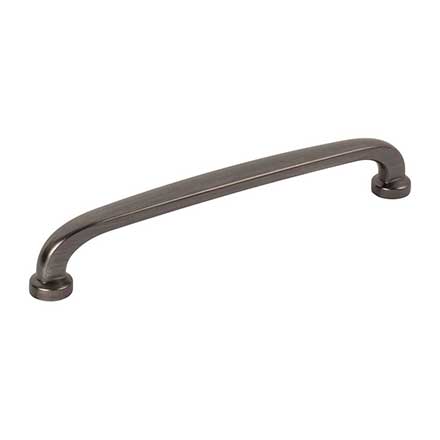 Jeffrey Alexander [410-160BNBDL] Die Cast Zinc Cabinet Pull Handle - Oversized - Weser Series - Brushed Pewter Finish - 160mm C/C - 6 15/16" L