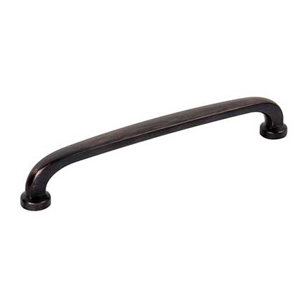 Jeffrey Alexander [410-160DBAC] Die Cast Zinc Cabinet Pull Handle - Oversized - Weser Series - Brushed Oil Rubbed Bronze Finish - 160mm C/C - 6 15/16" L