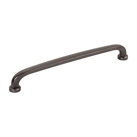 Jeffrey Alexander [410-192BNBDL] Die Cast Zinc Cabinet Pull Handle - Oversized - Weser Series - Brushed Pewter Finish - 192mm C/C - 8 3/16" L