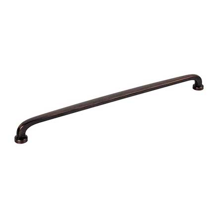 Jeffrey Alexander [410-305DBAC] Die Cast Zinc Cabinet Pull Handle - Oversized - Weser Series - Brushed Oil Rubbed Bronze Finish - 305mm C/C - 12 11/16" L