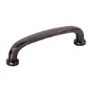 Jeffrey Alexander [410-96DBAC] Die Cast Zinc Cabinet Pull Handle - Standard Sized - Weser Series - Brushed Oil Rubbed Bronze Finish - 96mm C/C - 4 3/8" L