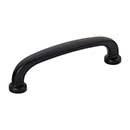 Jeffrey Alexander [410-96MB] Die Cast Zinc Cabinet Pull Handle - Standard Sized - Weser Series - Matte Black Finish - 96mm C/C - 4 3/8" L