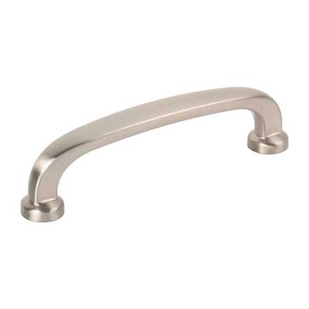 Jeffrey Alexander [410-96SN] Die Cast Zinc Cabinet Pull Handle - Standard Sized - Weser Series - Satin Nickel Finish - 96mm C/C - 4 3/8" L
